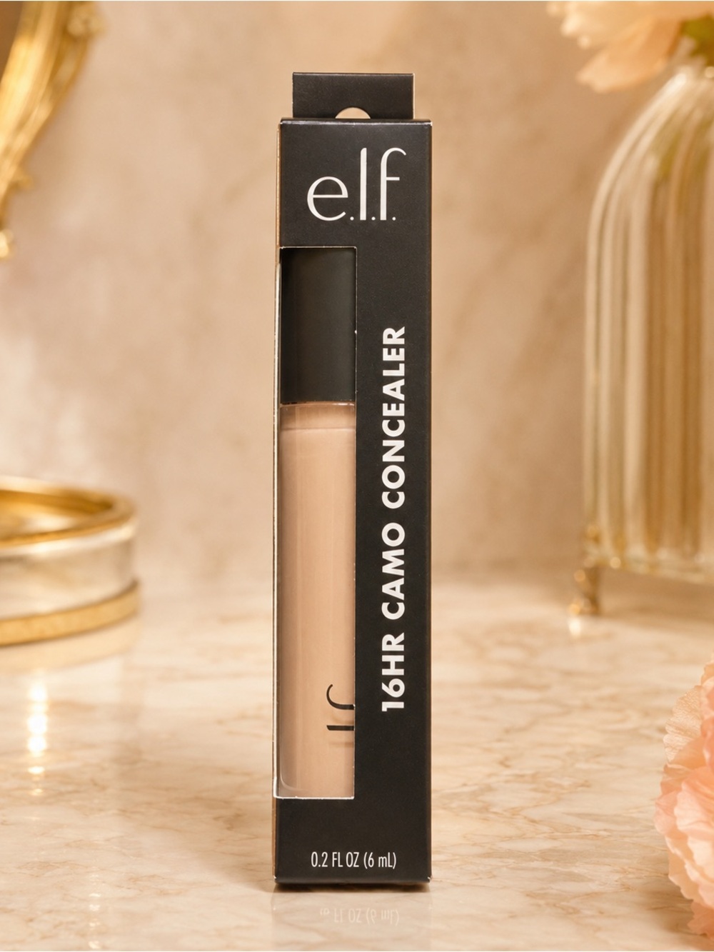 e.l.f. 16HR Camo Concealer Tan Walnut Full Coverage Matte NIB